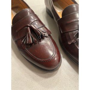 Mezlan Santander Loafer Men 10.5 B Cordovan Kiltie Tassel Leather Shoes Spain